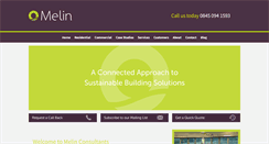 Desktop Screenshot of melinconsultants.co.uk