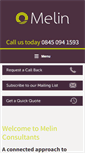 Mobile Screenshot of melinconsultants.co.uk