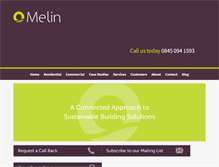 Tablet Screenshot of melinconsultants.co.uk